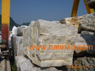 原產地直銷廣西灰色灰姑娘大理石石料荒料批發與供應